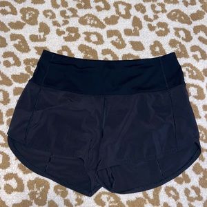 EUC Lululemon shorts. Size 8. Black. Excellent condition